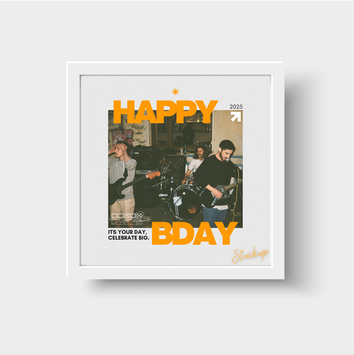 Band Poster Happy Birthday 2025