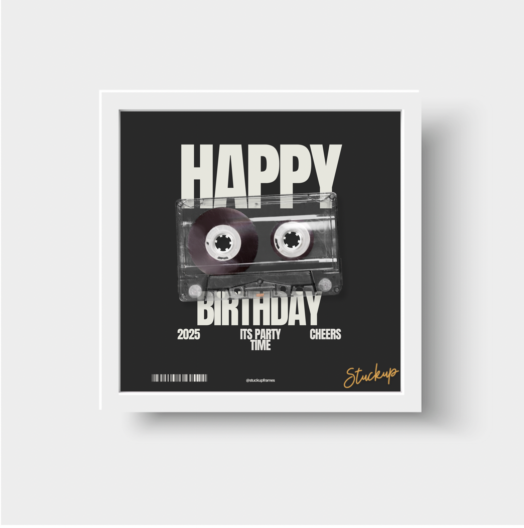 Cassette Happy Birthday 2025