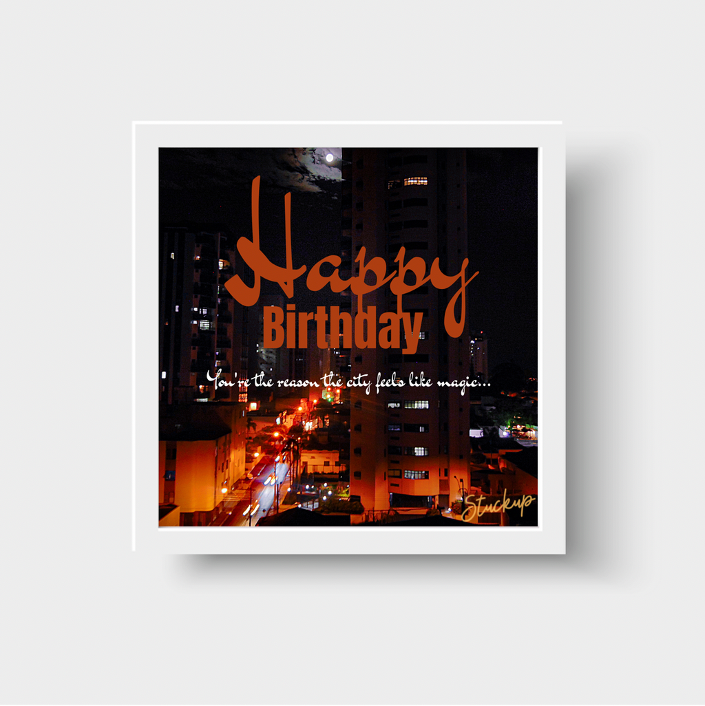 City Nights Happy Birthday