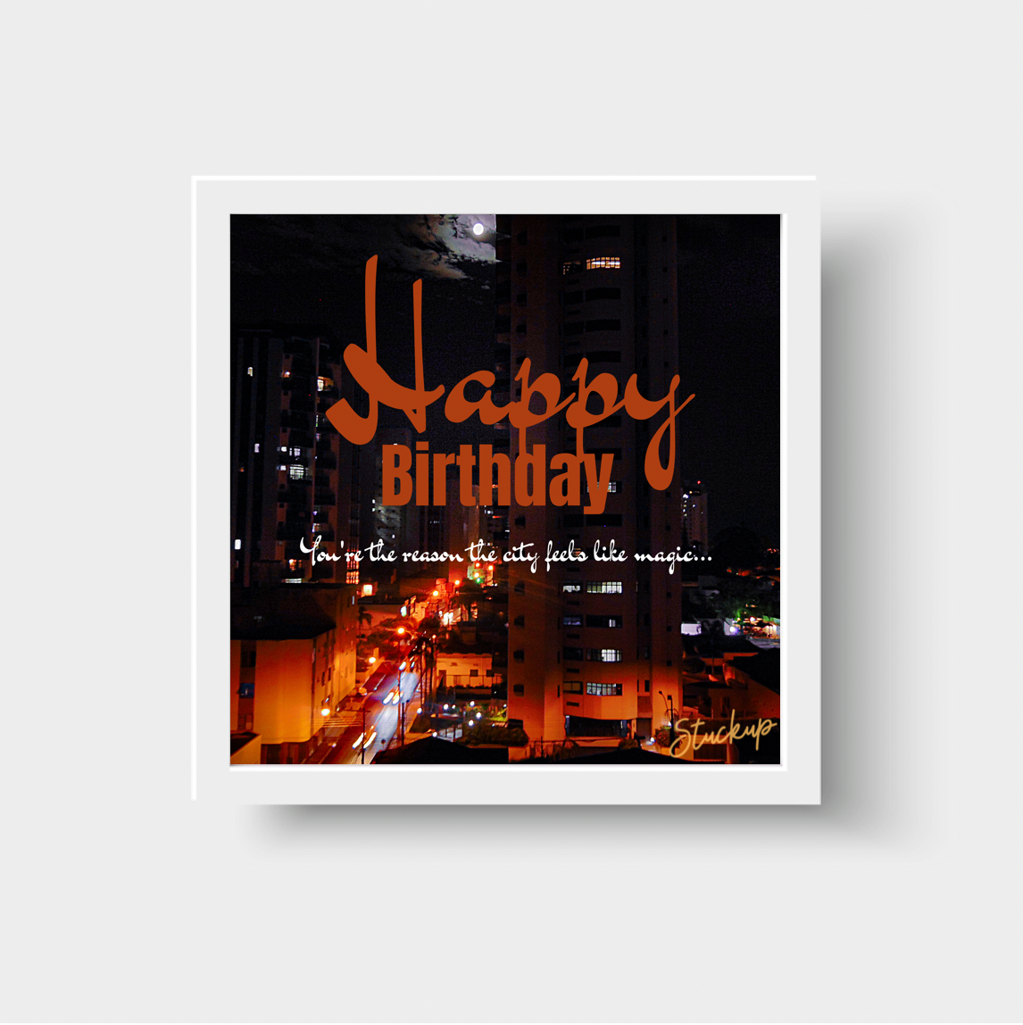 City Nights Happy Birthday