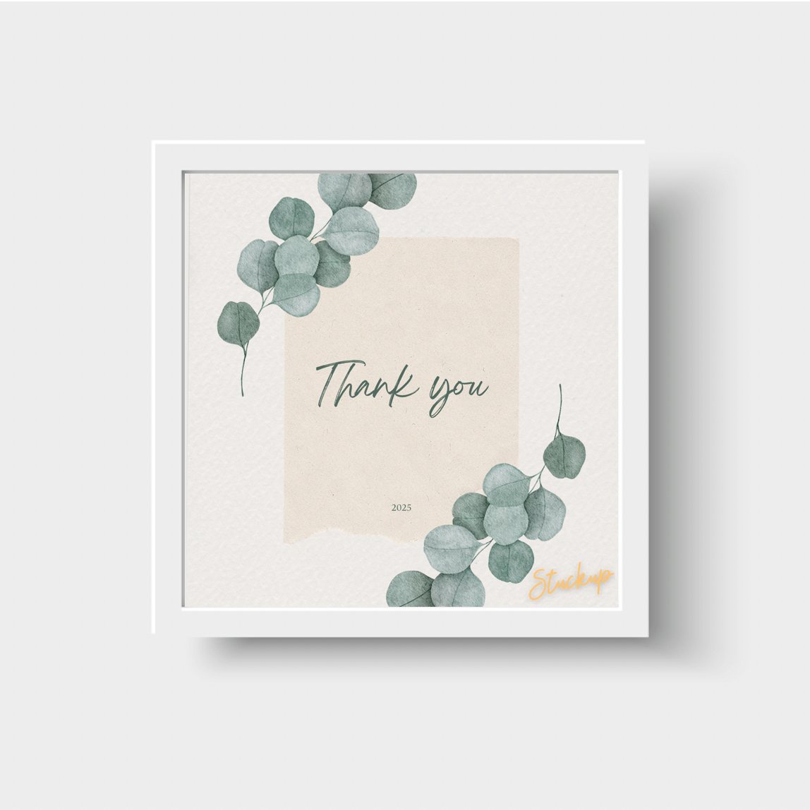 Eucalyptus leaf Thank You