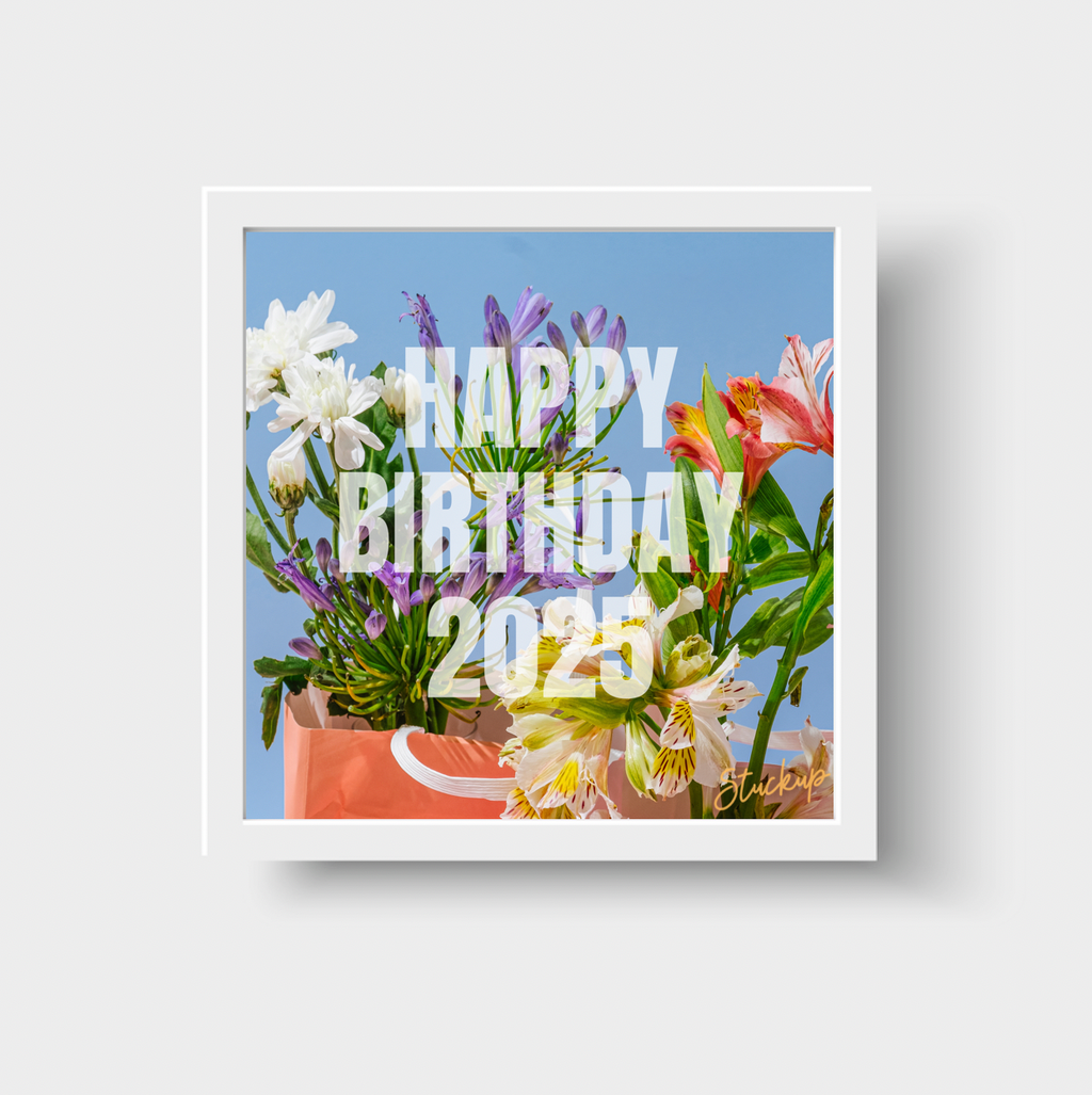 Flowers In Bag Happy Birthday