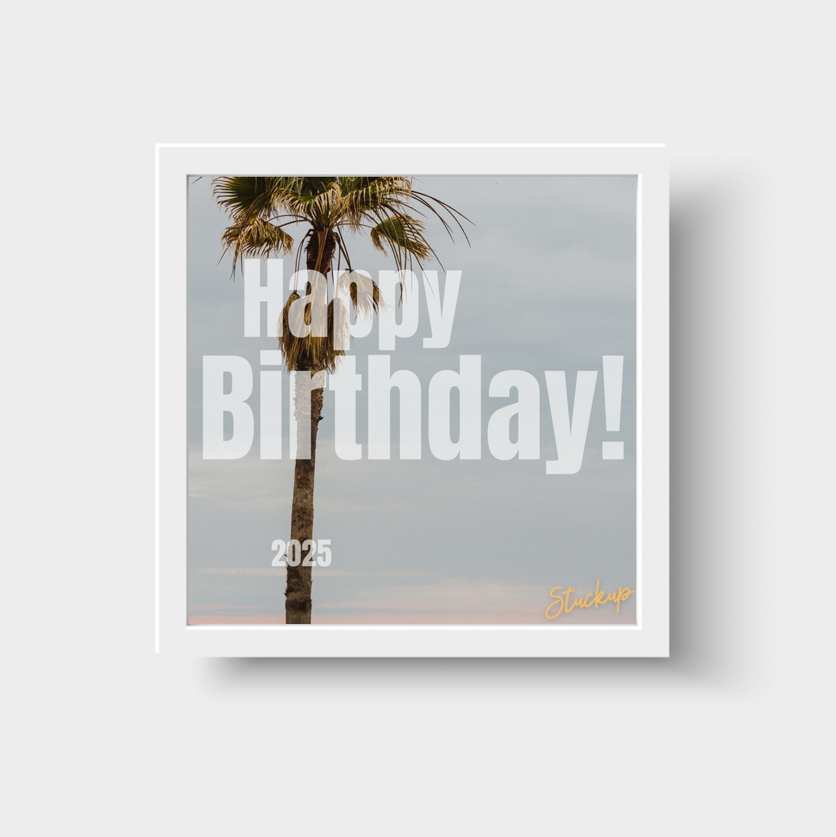 Palm Tree Happy Birthday