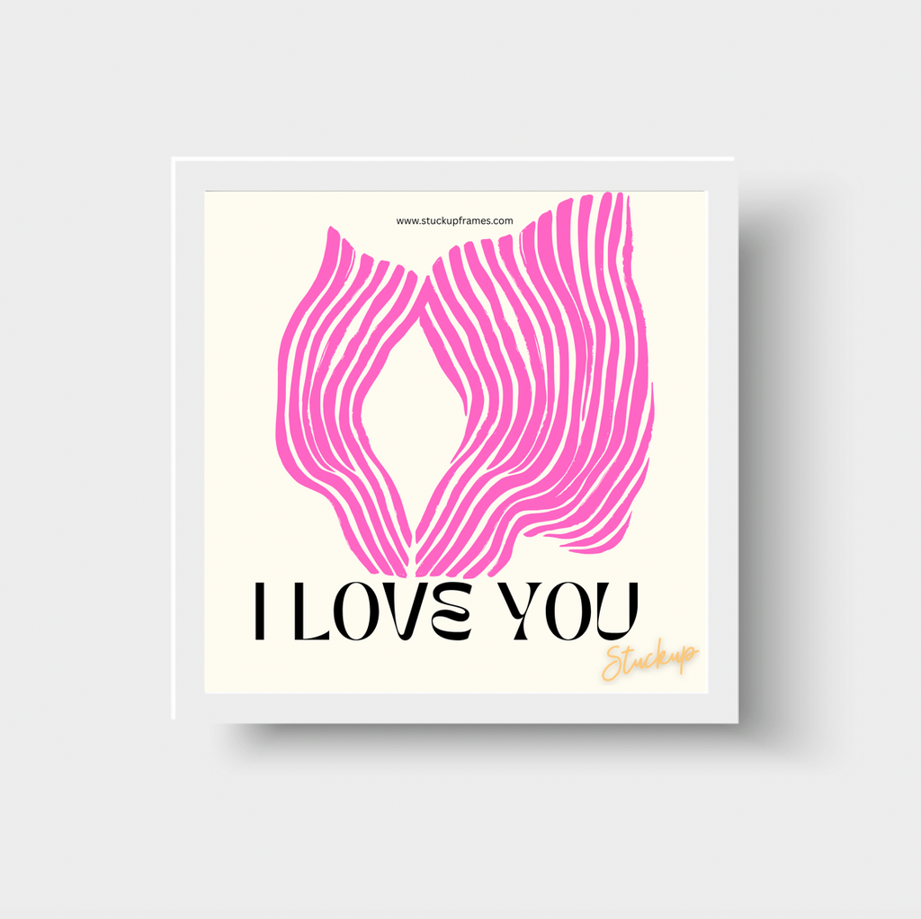 Pink Lines I Love You