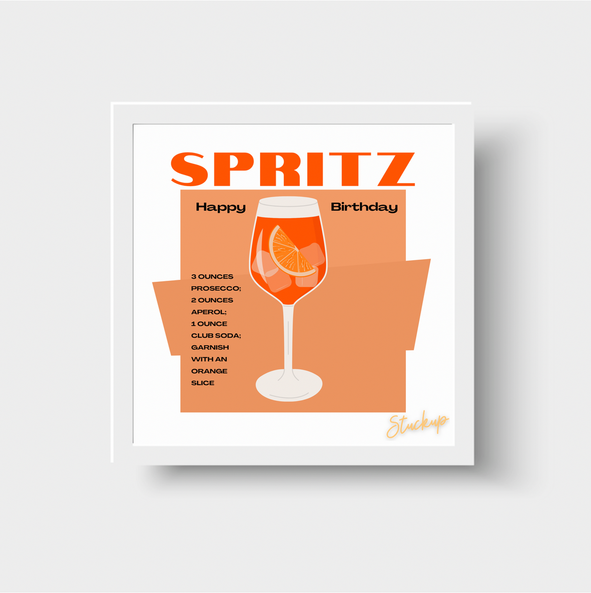 Spritz Recipe Happy Birthday